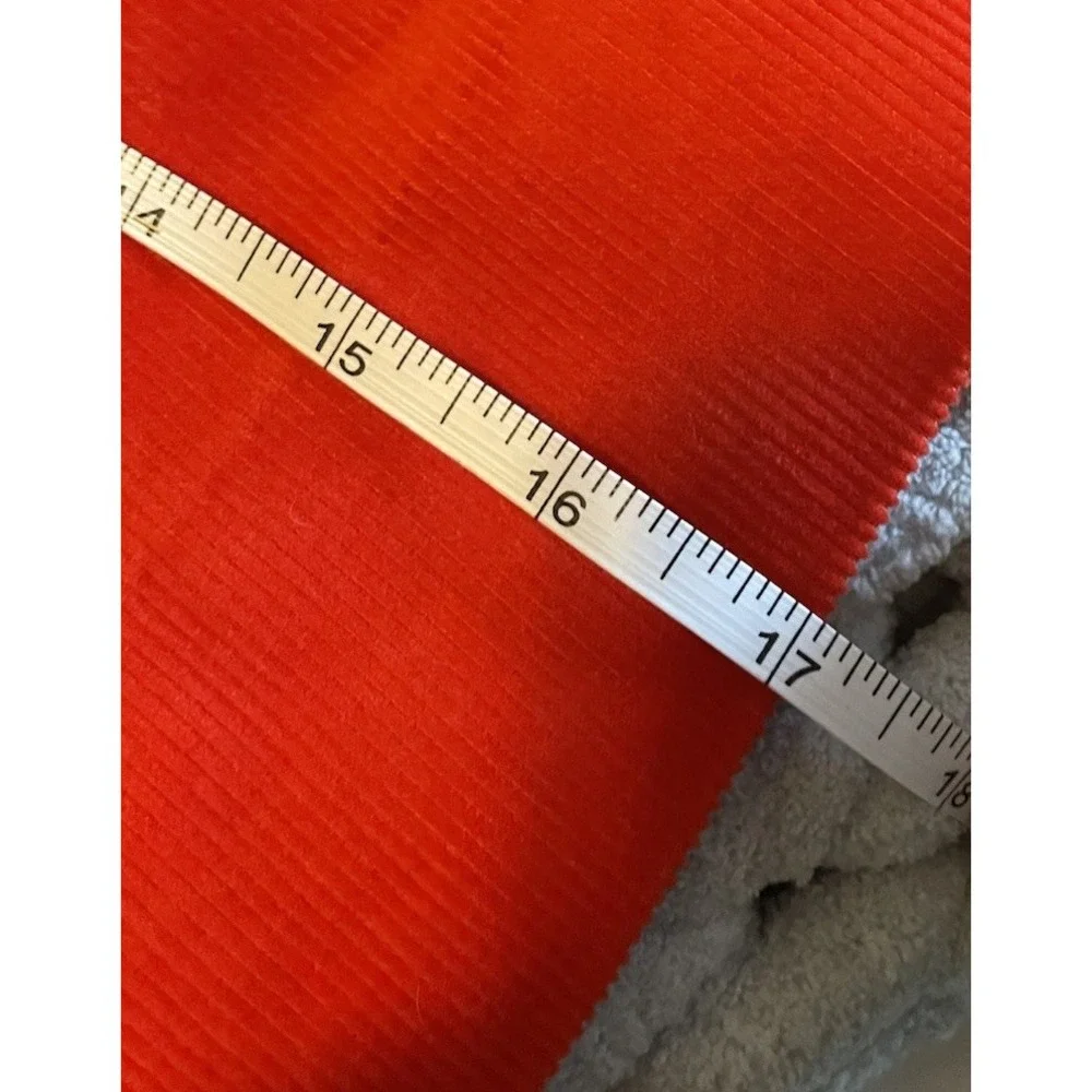 J.Crew Red Corduroy A-Line Mini Skirt 6 Cotton Zip Front Dark Academia Fall